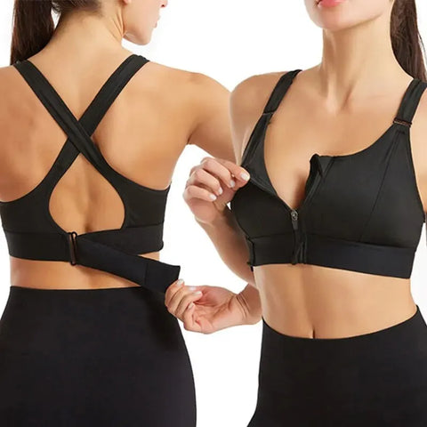 ( Pack Of 3 ) Ultimate Sports Front Zip Open Bra